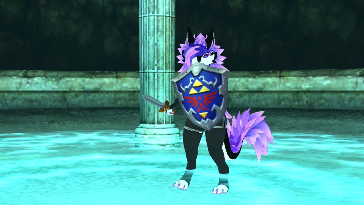 JunoTheDragon's tweet photo. Rhena the Novabeast in The Great Fairy Fountain! https://t.co/Iv49m7d2iQ
