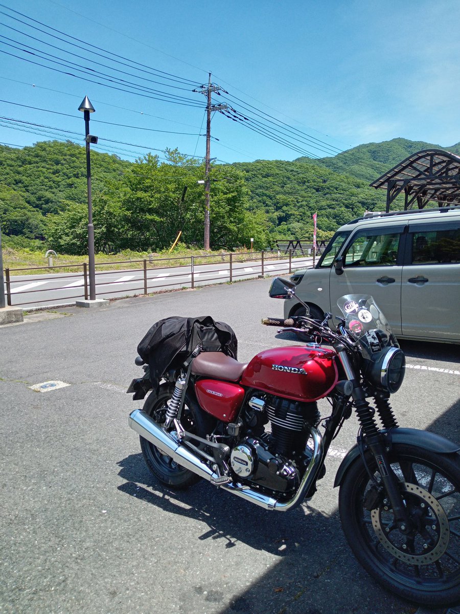 GGtorako's tweet photo. 道の駅 湯西川
ダムカレーと鹿肉コロッケで昼食。
#GB350 https://t.co/Hhm2jf0W2r