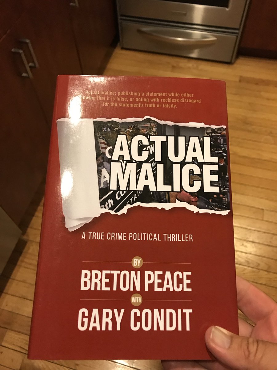 TomScottAndrew's tweet photo. Gary Condit got smeared to divert news from Clintons. #ActualMalice https://t.co/TesOLTzpRE