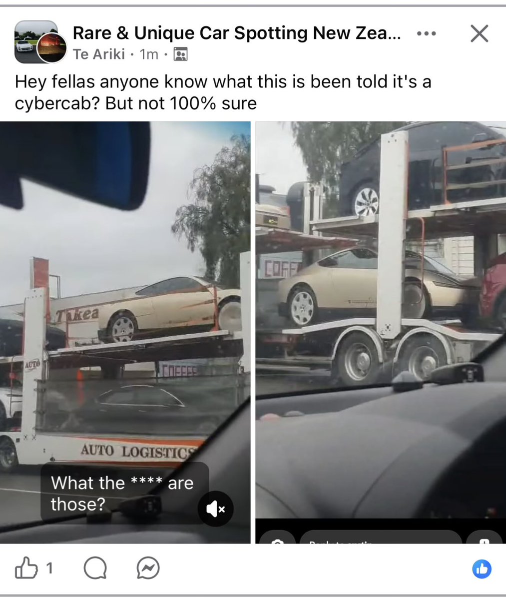 count3rfact5's tweet photo. Cybercab spotted in NZ?  @TeslaNewsNZ @TeslaAu https://t.co/GDpwxISw6d