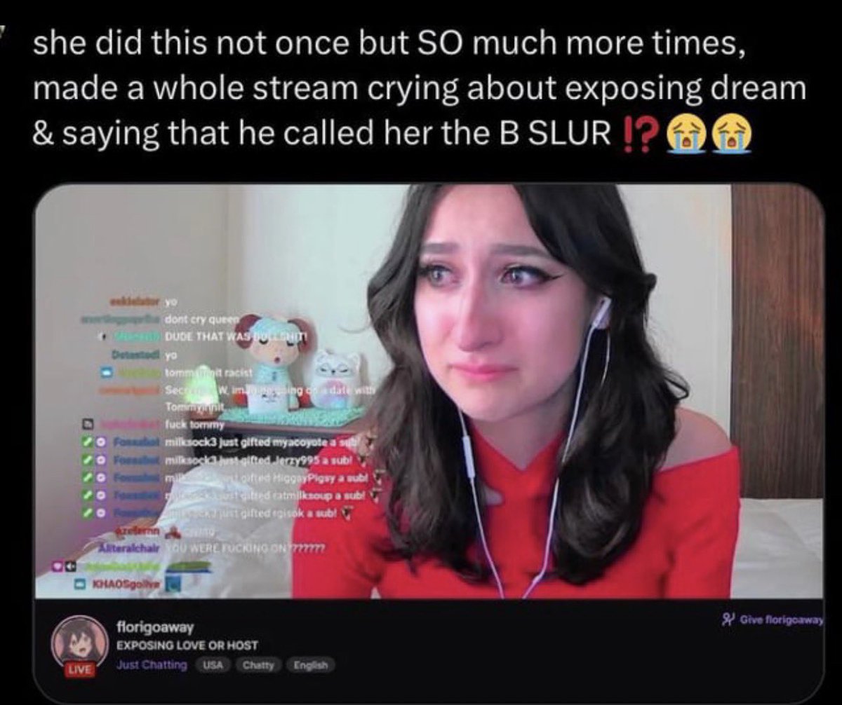 marveldrm's tweet photo. Help I’m sorry does anyone remember this girl that was on Tommy’s love or host &amp; then streamed after fake crying fake exposing drm? She apparently got exposed for being in lktwt &amp; tweeting about wanting to fuck her bfs friend?? I have no fkn idea but this is so fkn funny to me https://t.co/Y3ftln6hPK
