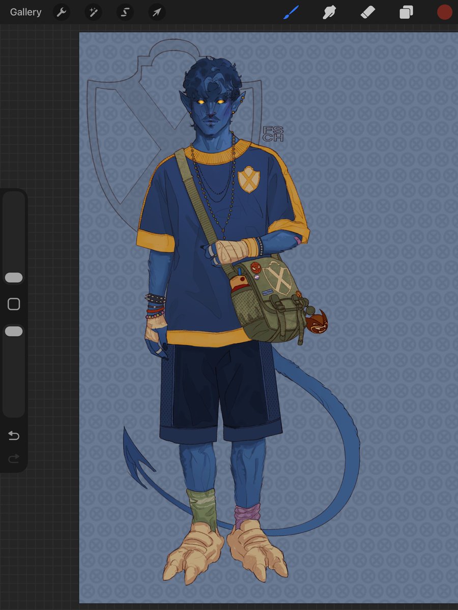 Stitch_W_Fisch's tweet photo. Little blue man update ✨ https://t.co/I2wAeIAuos