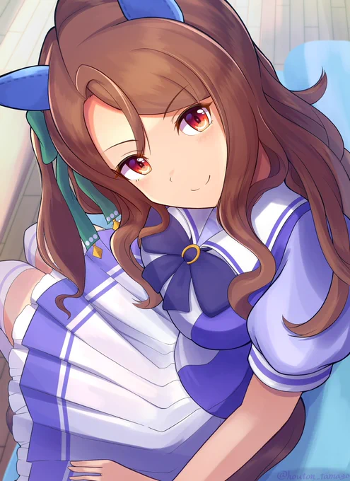 キングの隣に座る権利をあげるわ!! #ウマ娘 #umamusume