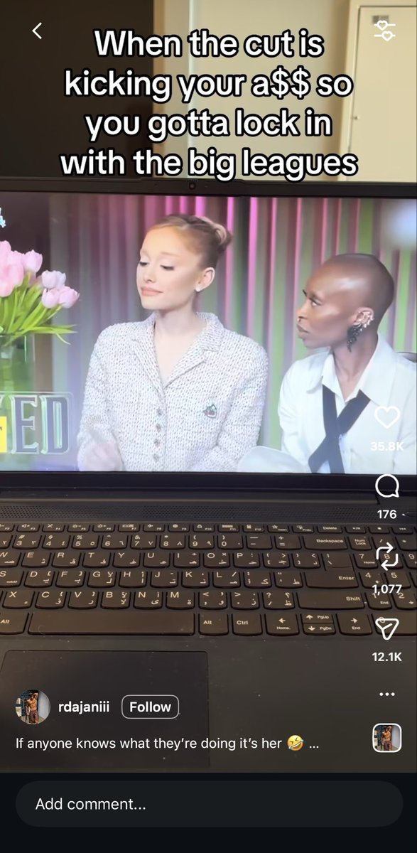 http_star7's tweet photo. When will ppl stop talking about Ari and Cynthia's body 🙃 https://t.co/XJR8xkrHNt