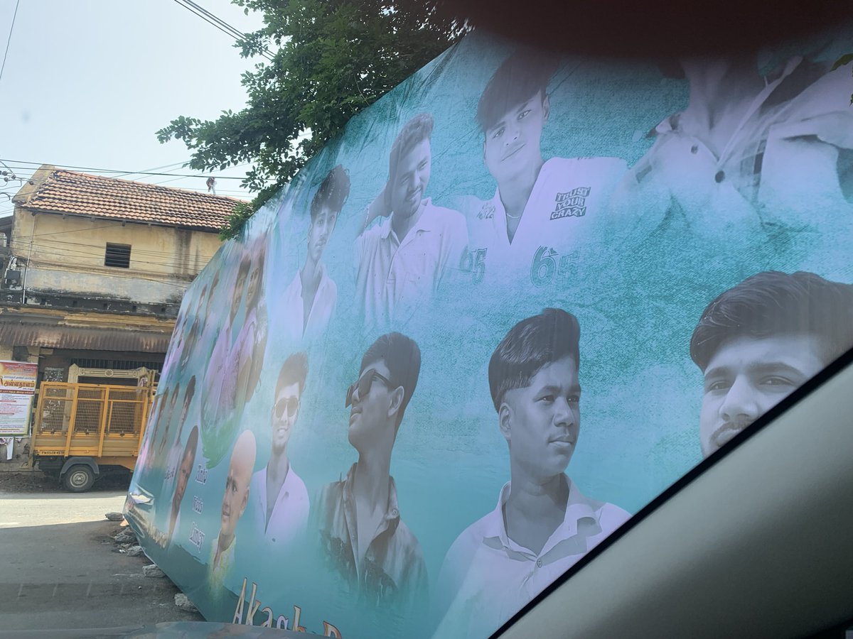 Venkyn78's tweet photo. @CMOTamilnadu @TrichyCorp Sir, Palakarai, Trichy east. Flex boards are being erected by blocking other shops entrances and in a risky manner. Repeatedly informed to Trichy corporation hall management. Flex boards were smaller before 3 months. Place - Sagayamatha hall. https://t.co/4PZ2NyfFEm
