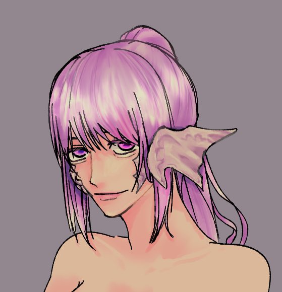 bossgorilla_'s tweet photo. 装備（描けなくて）剥いたけど、落書き
我らがおじゅんのメスラちゃ https://t.co/q2kMKG1UDa