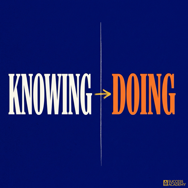 SuccessAcadUK's tweet photo. "I already know what to do."

Everyone does. Knowing was never the gap.

The gap is 9am Monday: fourteen options open, none obviously first. Close that and the week changes. https://t.co/QL2j8airXG https://t.co/PGAaZazePl