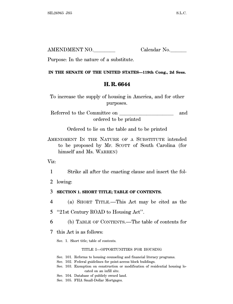 Cointelegraph's tweet photo. 🇺🇸 TODAY: Congress reaches a deal on the largest housing bill in a generation, ending months of standoff between the House and Senate, per Bloomberg.

The bill includes a provision to pause the Fed from issuing a CBDC until 2030. https://t.co/B0nHgBXKZ4