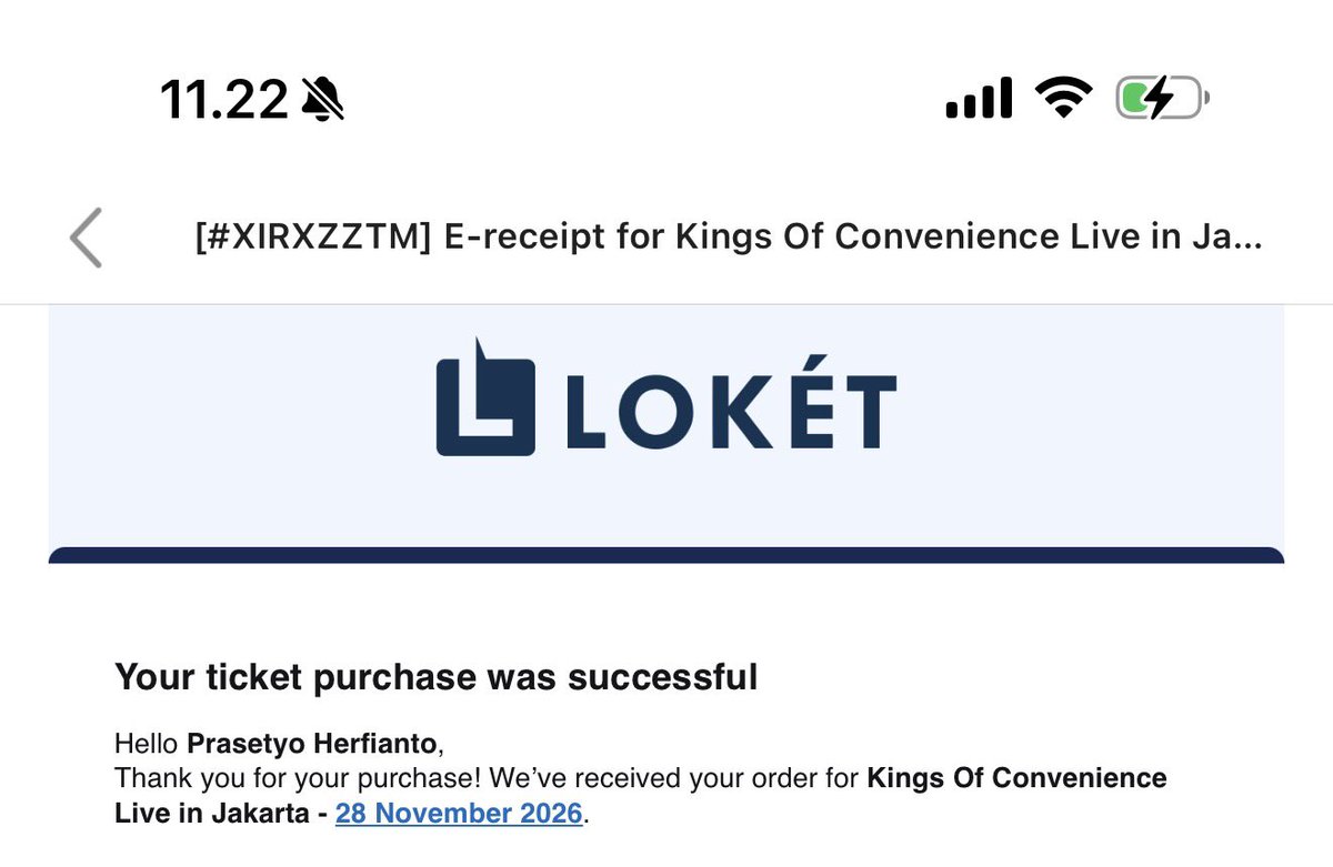 prasetyoh's tweet photo. Secured the ticket I'll see you soon my dads https://t.co/Ol9KY9VG6I