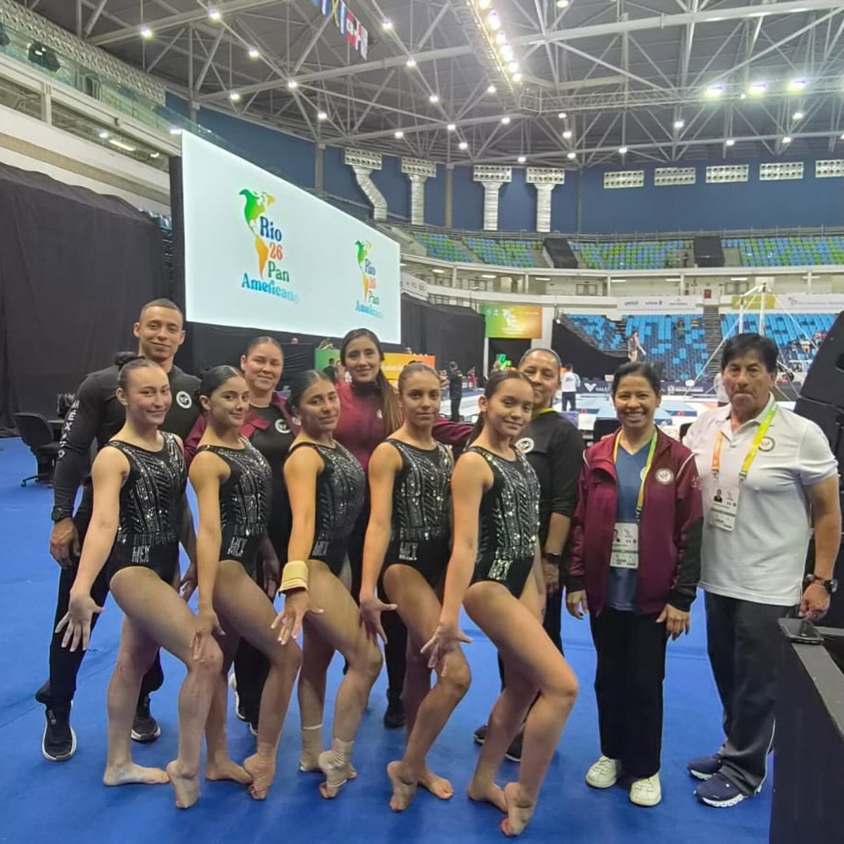 todomenosfut's tweet photo. GIMNASTAS REPRESENTAN A MÉXICO EN BRASIL

Gimnastas nacionales competirán en el Campeonato Panamericano Junior de Gimnasia Artística Río 2026; el conjunto nacional junior está formado por Valeria Vilchis, Ana Sofía Ortega, Kimberly Becerra y Regina Camacho. https://t.co/ivu3HEwDq5