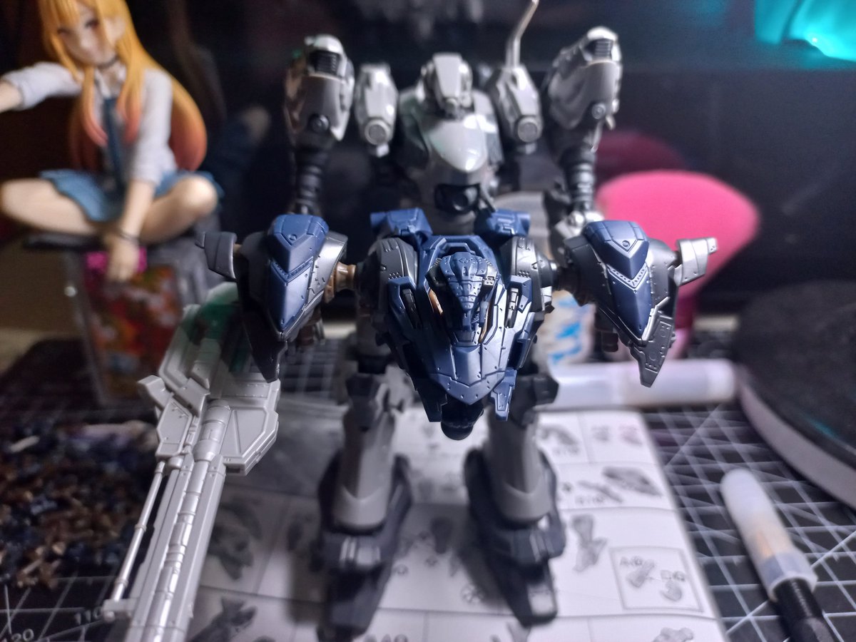 bun_taicho's tweet photo. Had a lotta interruptions this morning, so this is how far I got with Rusty. Will finish tonight. But it was a ton of fun building to @JueriHaan's streams as always. Congrats on three years, graduating (university, not vtubing omg), and 12.5k subs! Here's to even more milestones! https://t.co/FN6LwbNSCt