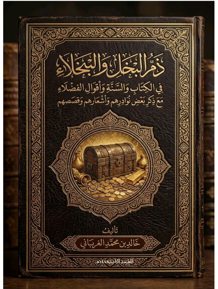 algorbanikhalid's tweet photo. كتابي📖 :
(ذم البخل والبخلاء في الكتاب والسنة وأقوال الفضلاء
مع ذكر بعض نوادرهم وأشعارهم وقصصهم)

الطبعة الثانية ١٤٤٨هـ
(مجلد ٢٣٩ صفحة) 

نسخة مجانية https://t.co/0e2RtdlUCY