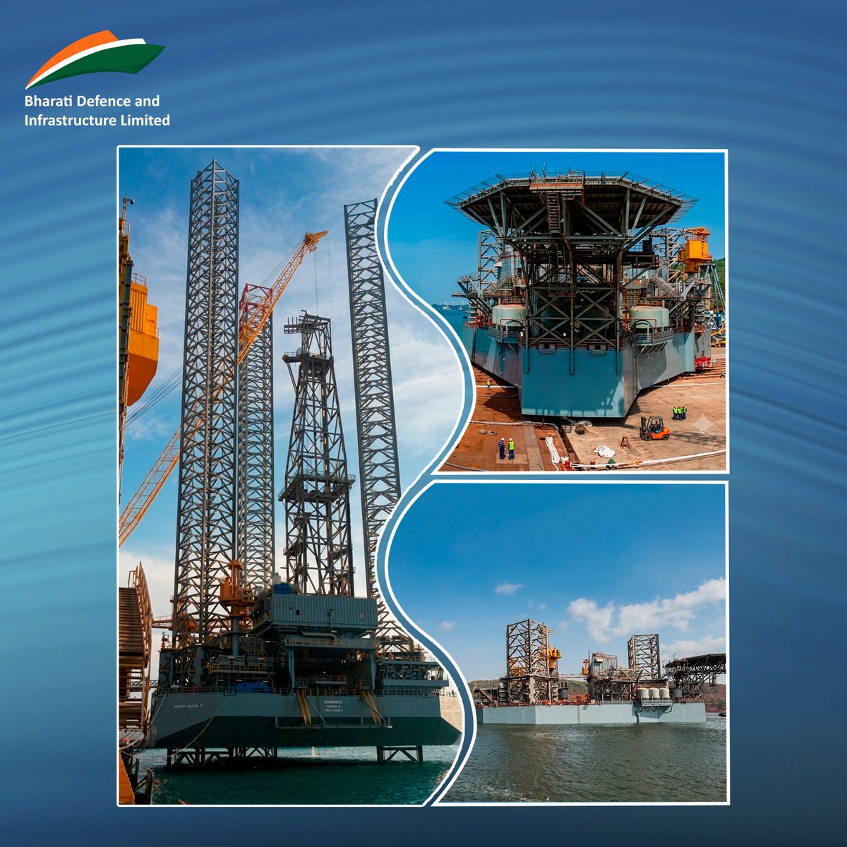 BharatiDefence's tweet photo. Innovation has always been at the heart of our BDIL's journey. The successful launch of a first jack-up rig recognized as #nextgeneration technology at the time underscored our commitment to advancing engineering excellence and delivering solutions that anticipated tomorrow's needs. ⚙️   

As we approach 50 years of excellence, we celebrate the vision and expertise that continue to drive us forward. 🌟   

#JackUpRig #Offshore #BDIL50 #50YearsOfTrust #50YearsOfBharati #GoldenJubilee #MakeInIndia #AtmanirbharBharat #BharatiDefence #BDIL