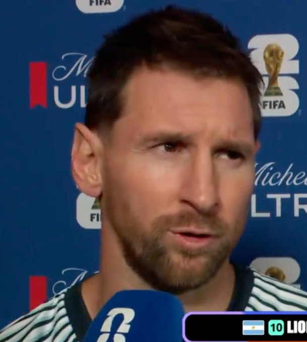 _BeFootball's tweet photo. 🚨🗣️ LEO MESSI EST BEAUCOUP TROP HUMBLE MALGRE AVOIR EGALE LE RECORD DE MIROSLAV KLOSE... 😭🐐

« Honnêtement, c'est un honneur d'être sur cette liste, mais au final, ça reste juste une STAT. C'est juste une stat. Ce n'est qu'un chiffre qui ne dit PAS GRAND-CHOSE. 😌

Je suis heureux de tout ce que j'ai accompli. En vérité, tout ce que je vis maintenant est comme un cadeau. » 🇦🇷