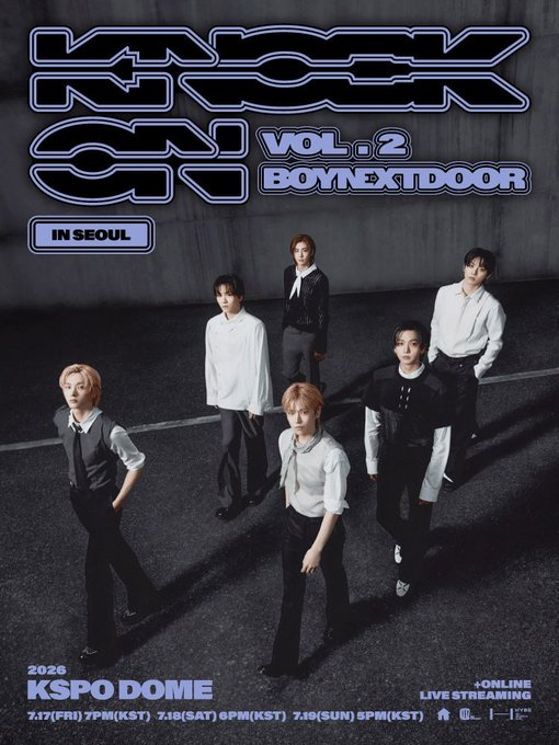 Ck_cCheck_'s tweet photo. BOYNEXTDOOR TOUR ‘KNOCK ON Vol.2’ IN SEOUL 티켓 양도
보이넥스트도어 콘서트

2026.07.17 ~2026.07.19 양도

문의는 프로필 아래 오픈톡 주세요
🚀문의는 프로필 아래 오픈톡 주세요 https://t.co/n4SE5v1z4j