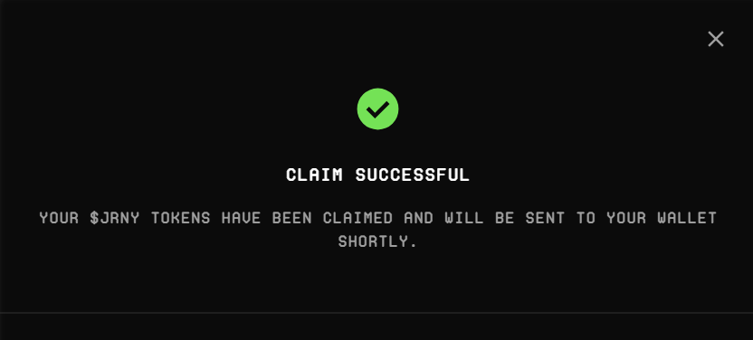 FrostbyteOnApe's tweet photo. If you held a Frostbyte during the snapshot, you are able to claim your @JRNYCLUB tokens.

Check instructions below. https://t.co/JN4L22A00V