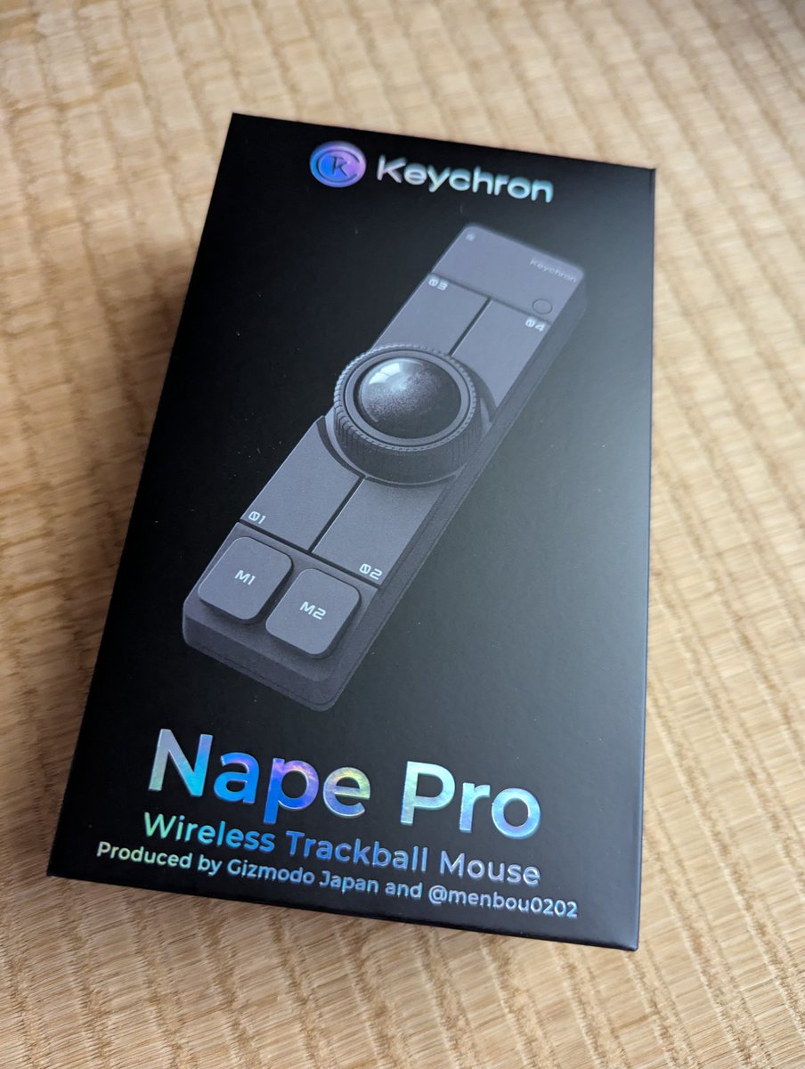 km1981's tweet photo. Nape Pro が届いた。 https://t.co/jFk9xKsUWU