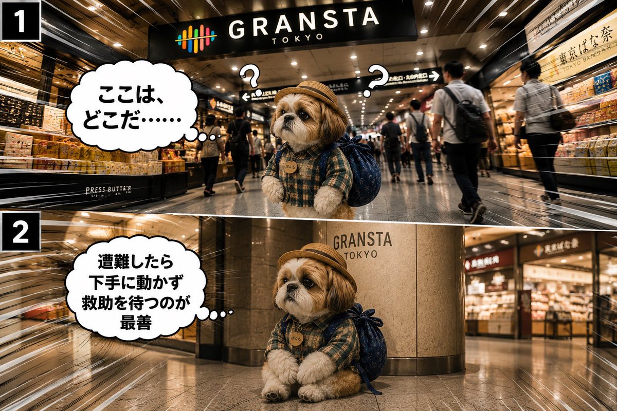 pinkshihtzu's tweet photo. 今度はグランスタで迷子ヽ(´o｀；
自力でダンジョンを抜けました

お土産のCOCORISをゲット✨ https://t.co/EAXh6gHPyU