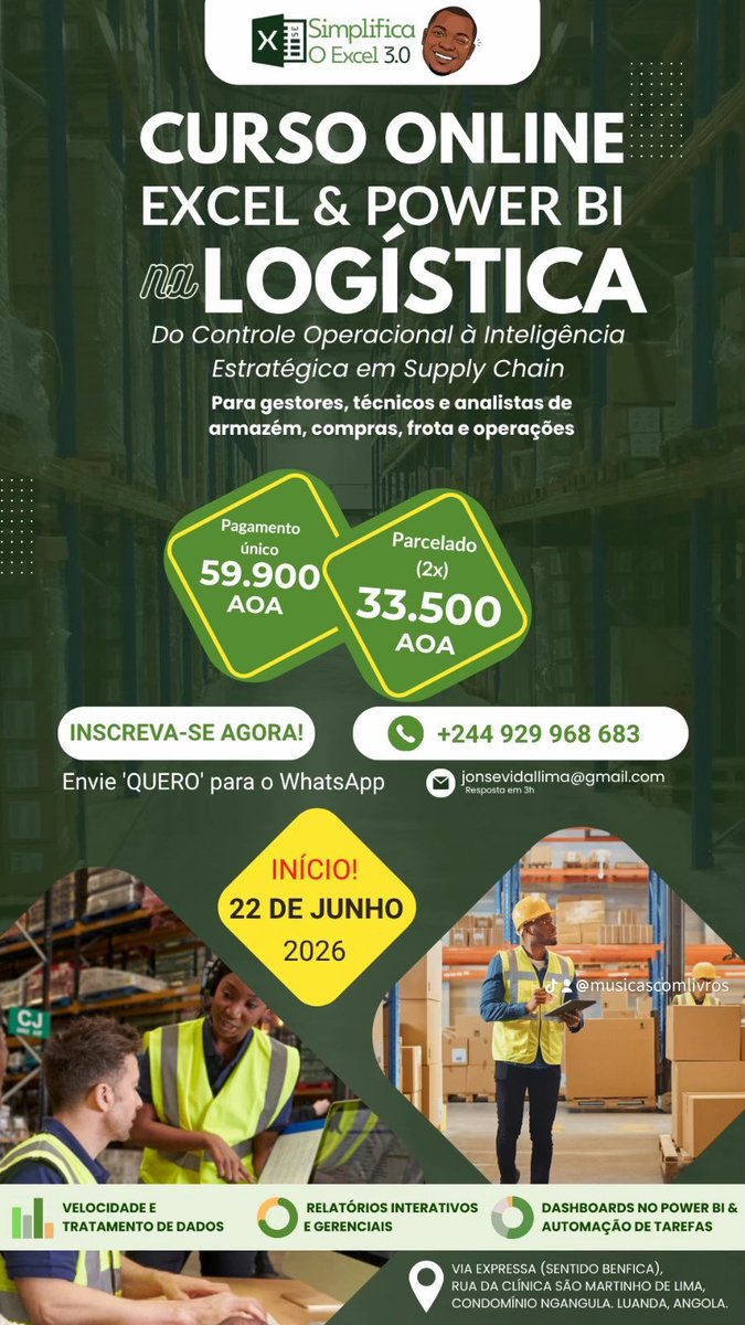 ocursodeexcel's tweet photo. Sabias que dominar Power BI pode ser o diferencial para a tua próxima promoção?

Curso Online - turma com início em 22/6/26

Curso Presencial - turma com início em 29/6/26

Quer saber mais? 
Responde 'QUERO' e receba os detalhes 😊 https://t.co/ednOHXSCtI