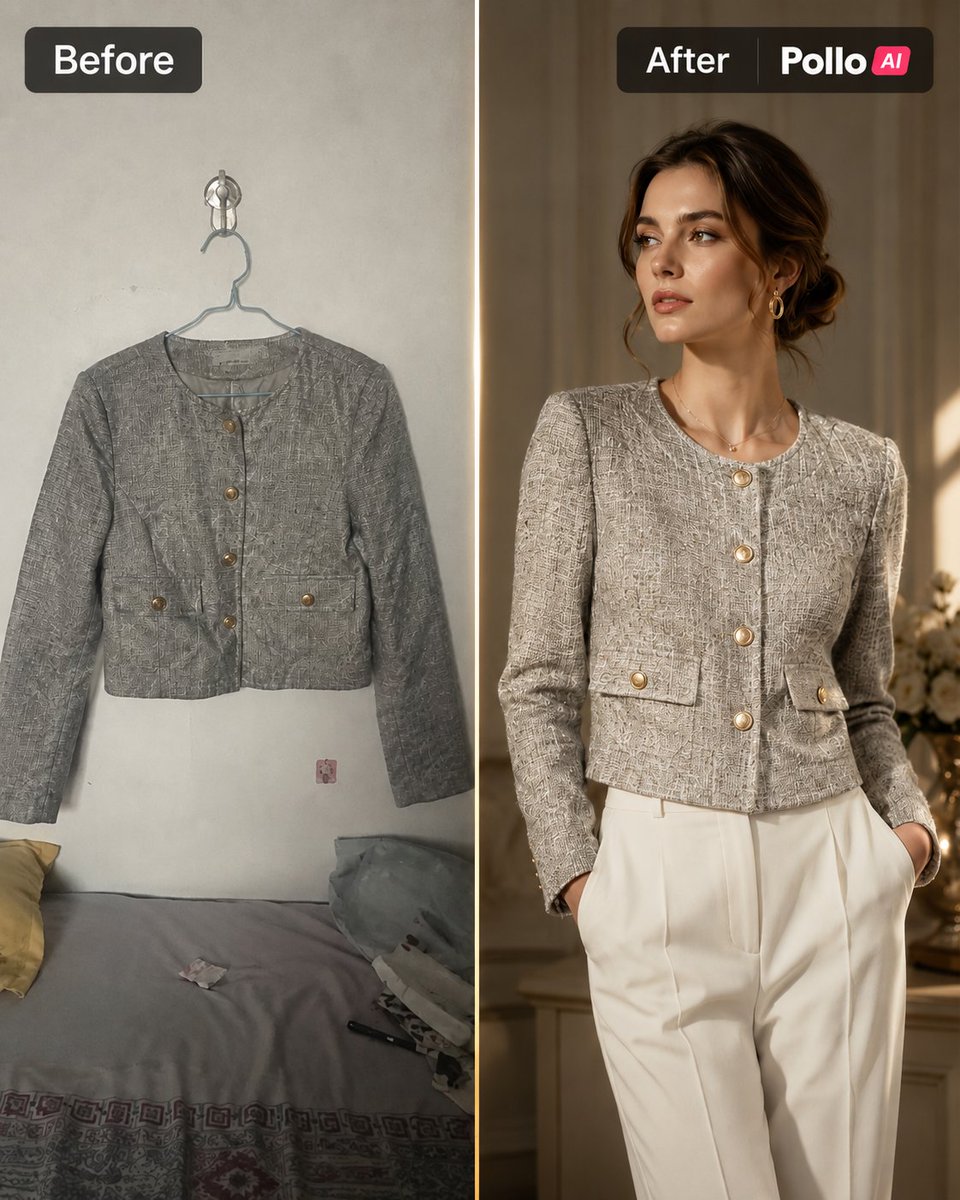 Graceyo7q2's tweet photo. If you sell clothing online, this is worth a look.

Flat-lay photos → realistic model shots in different styles and scenes. No model, no studio, no photoshoot costs.

Want to test it? DM me and I'll send the free trial link. https://t.co/W24uUuID7r
