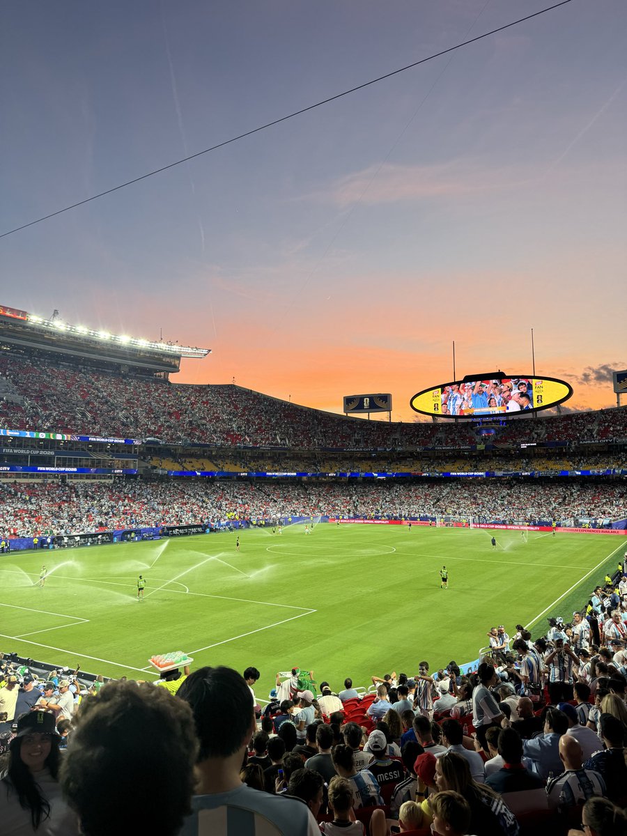 _WutNow_'s tweet photo. Can’t believe me and my brand new Argentinian friends got to witness a Messi WC hat trick. Surreal night.

First goal celebrations felt like getting hugged by complete strangers… by the third goal it felt like celebrating with close friends. https://t.co/iI1oMMQJq2