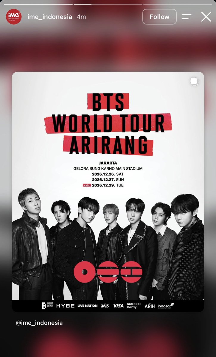 PJM_INA's tweet photo. Konser nambah 1 hari di Indonesia 😭😭😭😭😭 https://t.co/KlT19raYXy