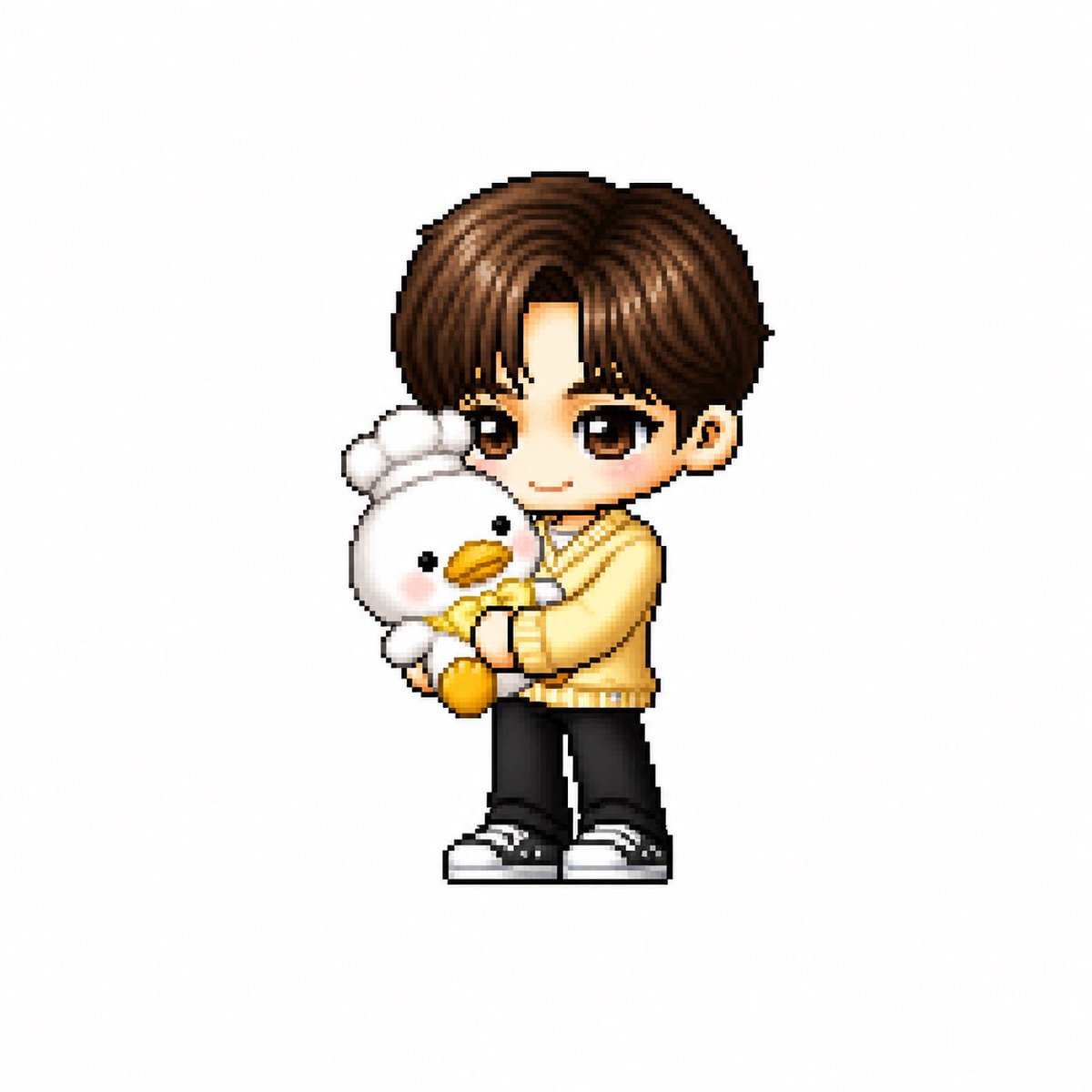 ukmaxq's tweet photo. 금방이랑 덕밥집 사장님이랑🤍💛🐣 https://t.co/ZohIAHM355