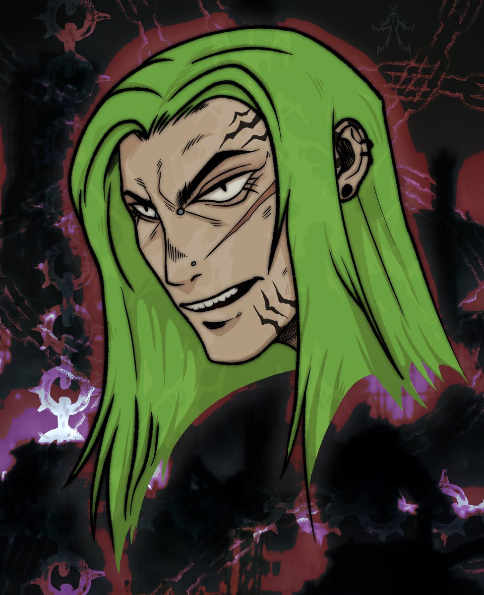 Smokedtrash's tweet photo. Art of my old ass Dorohedoro OC, Suika :3 https://t.co/JlbxarZdBA