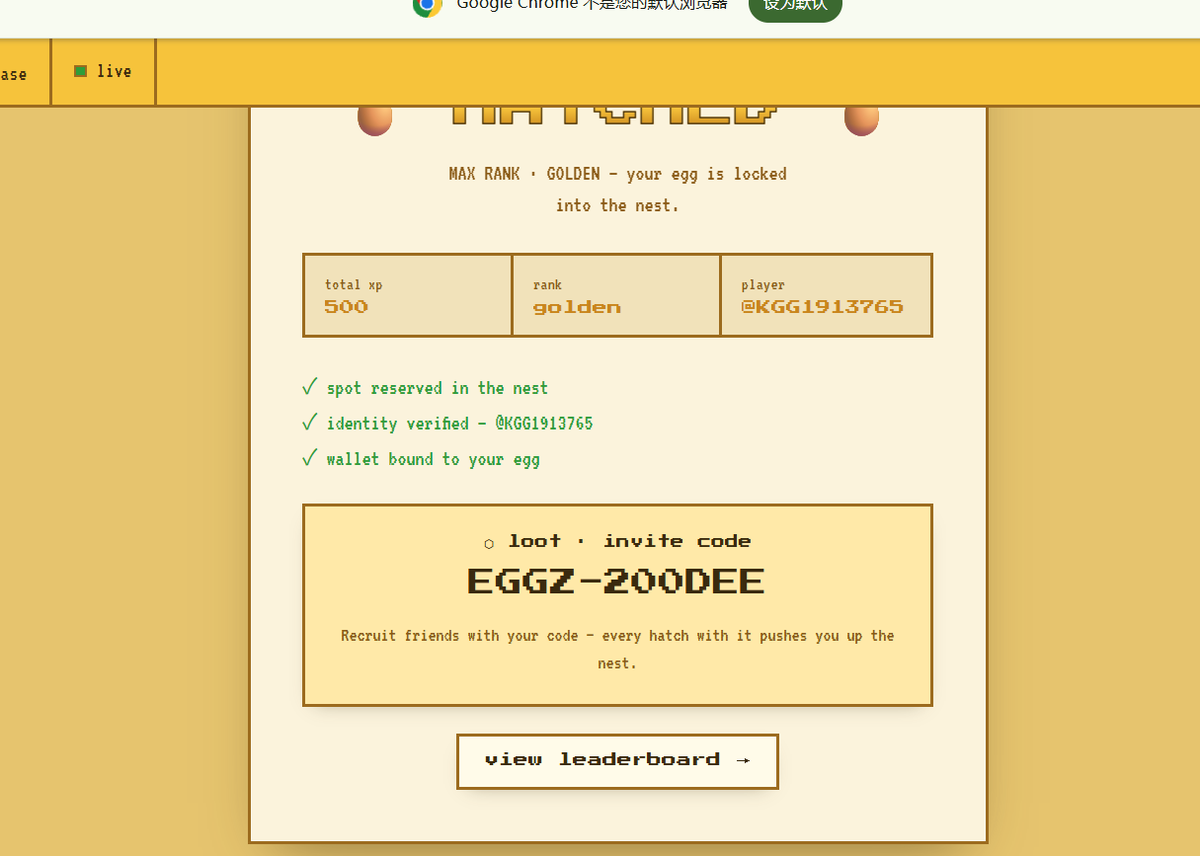 KGG1913765's tweet photo. @eggzbase @GamingOnBase @base https://t.co/vnKxsVsUJR