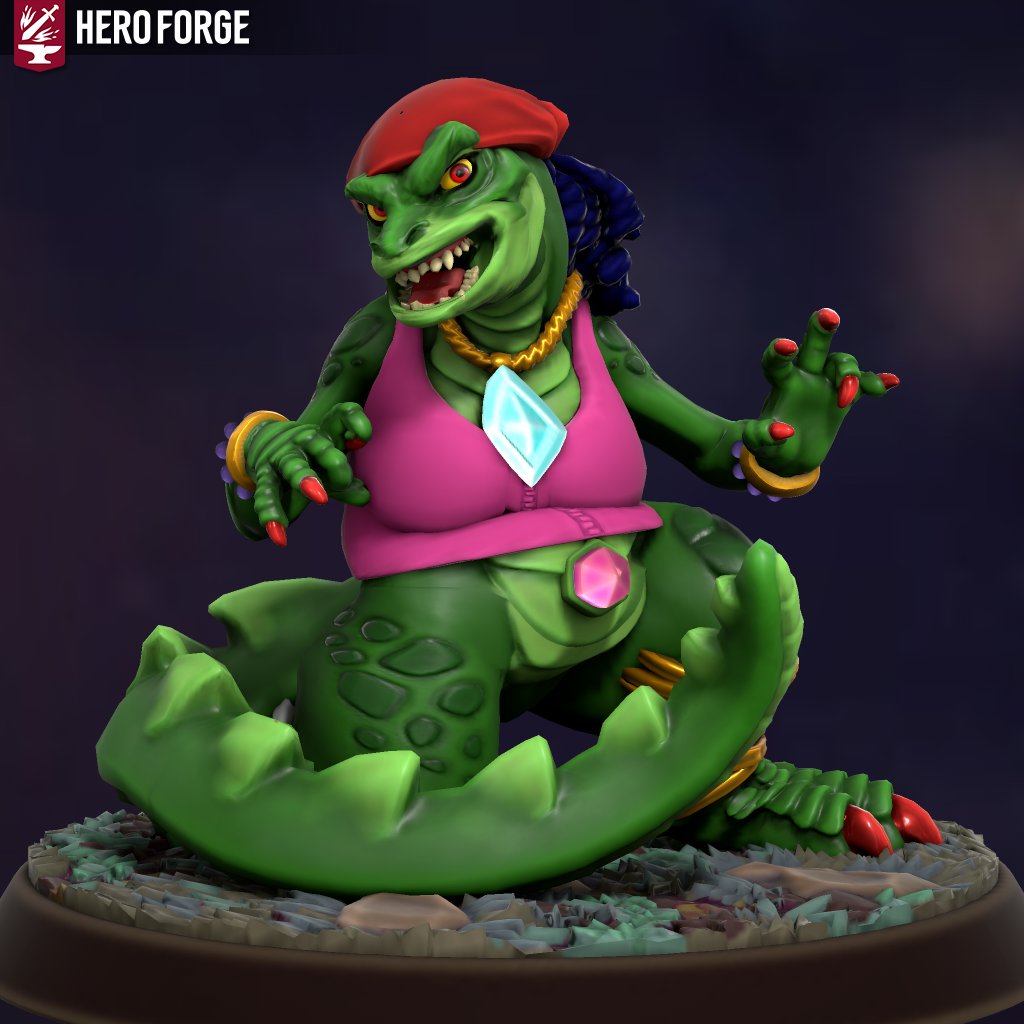 innawhiledubs's tweet photo. Mz Ruby 🐊🔮
#slycooper #heroforge https://t.co/pzlZFnJVVw