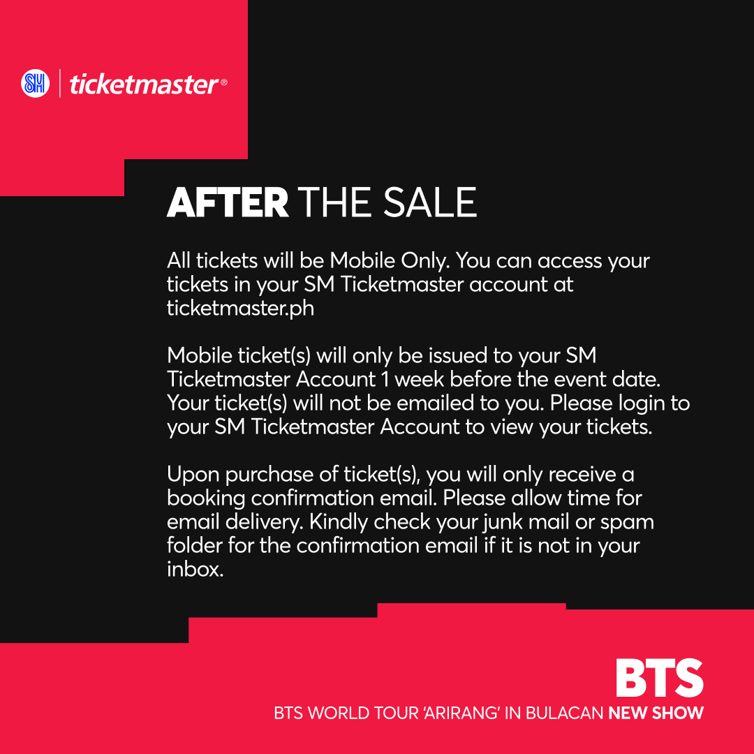 SM Ticketmaster Philippines tweet media