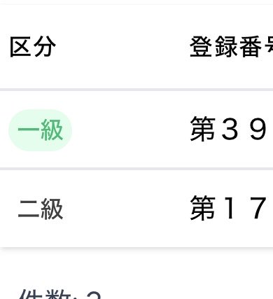 SoUoucl's tweet photo. 意味分からない画面だけど！！やっと！！！一級建築士に登録されました！！！！やったね！！！！！
やっと先走って作られた名刺使えるわ！！！！！ https://t.co/mBMfI6aFrK