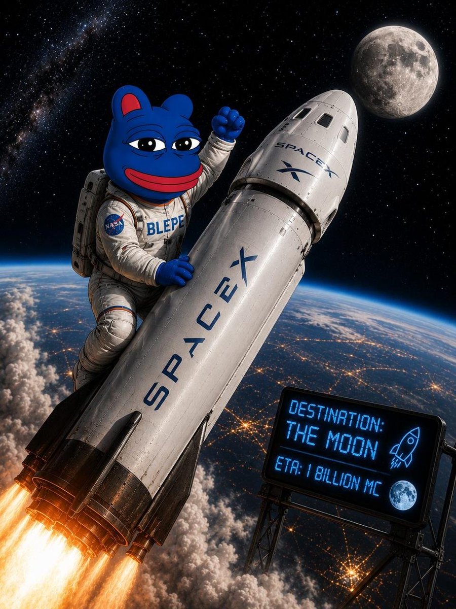 blepecoinbase's tweet photo. Congratulations @elonmusk on $SPCX

$BLEPE has a similar vision https://t.co/LNzmYPgPYr