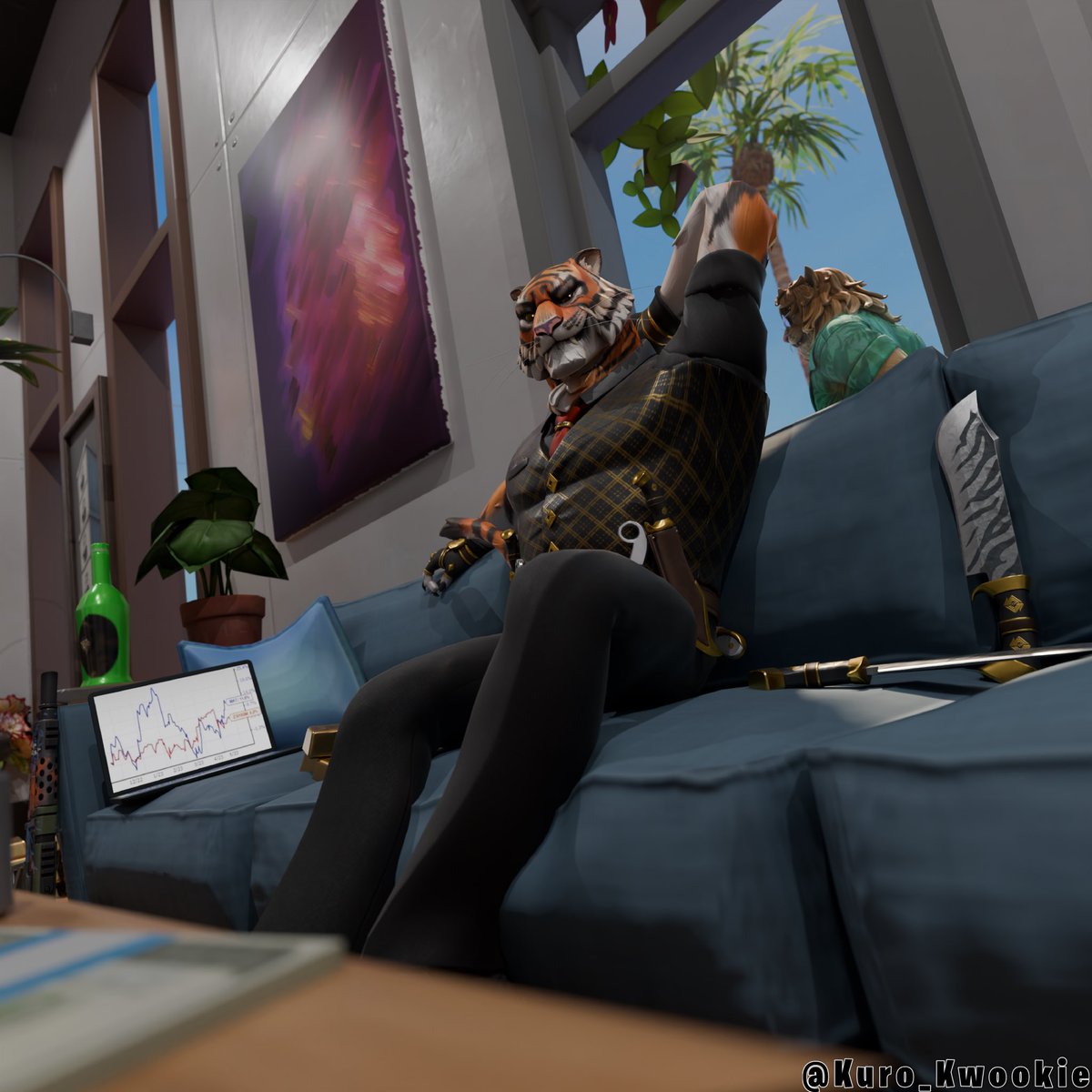 Kuro_Kwookie's tweet photo. Here’s the render now 

Praying this doesn’t flop

#Oscar #Fortnite #Furry #Blender #Render #FortniteArt https://t.co/p4jD5Xokqa