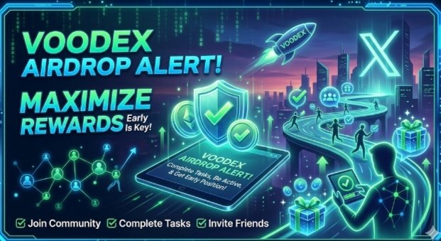 Shamsu_A_kura's tweet photo. 🚀 **VOODEX Airdrop Alert!** 🚀
Get in early on VOODEX for max rewards! Here is how to position yourself:
✅ Complete the airdrop tasks
✅ Join &amp; stay active in the community
✅ Invite friends to boost engagement
Don't fade the alpha—start farming now! 💎
#VOODEX #Airdrop #Web3 https://t.co/vGNX024q0j