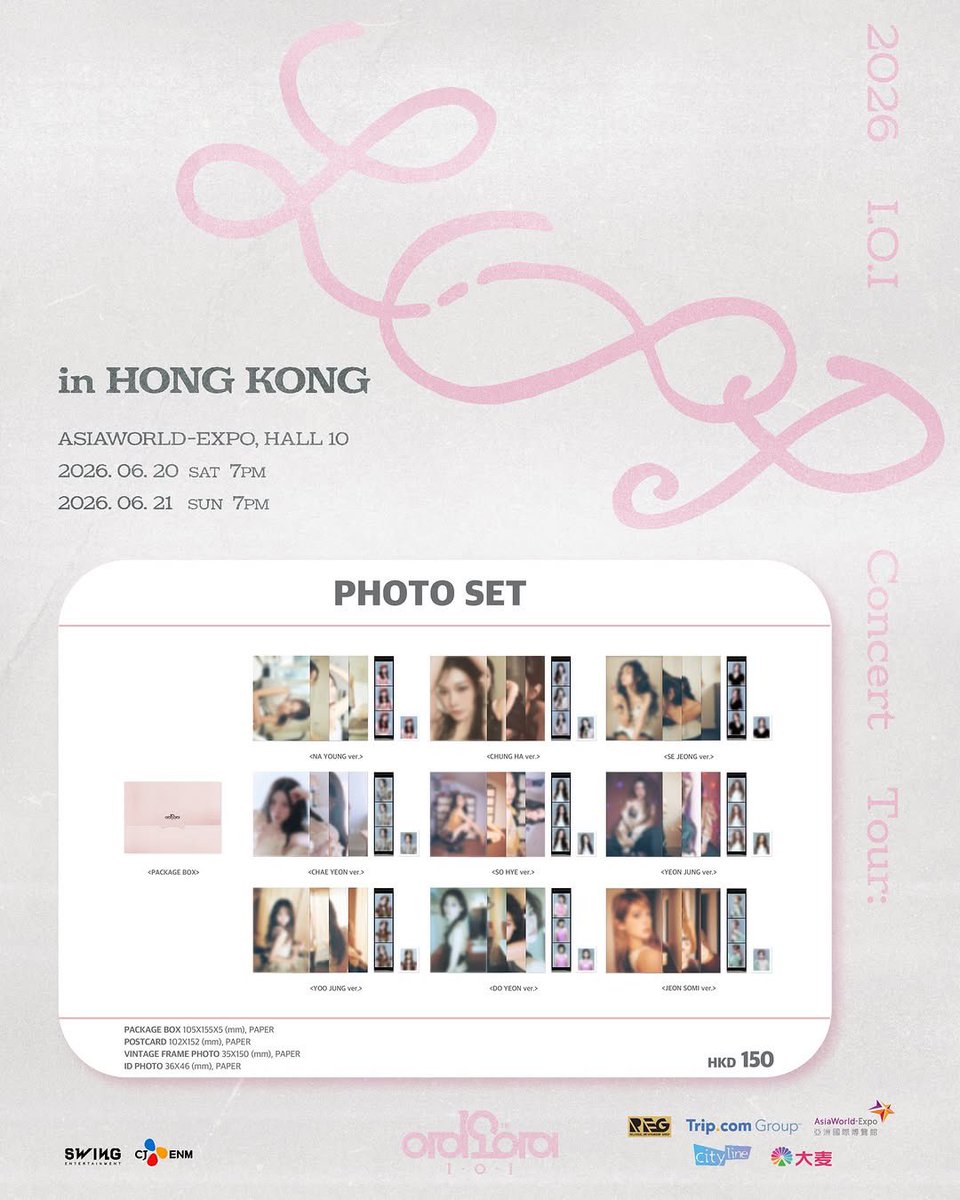 karrenstar's tweet photo. [2026 #IOI LOOP in HONG KONG — Official Merchandise Notice］ 

📍: AsiaWorld-Expo, 1/F (West lobby)
⏰: 20/6 | 13:00 ~ 19:00 
21/6 | 13:00 ~ 19:00

* Each person may purchase a maximum of 1 piece per item per transaction. https://t.co/W1jQvGMrAR