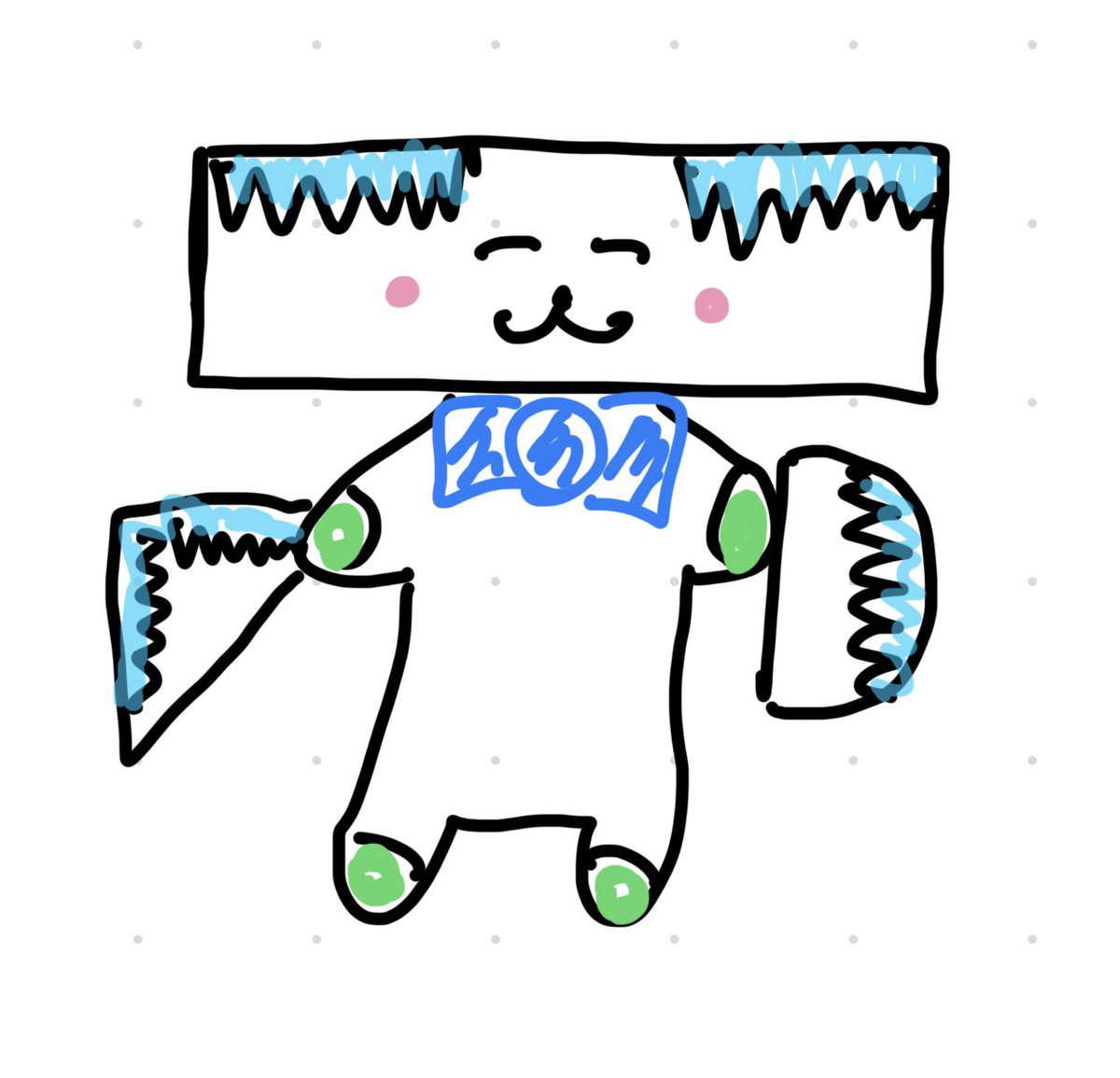 sumikko2215's tweet photo. じょうぎ📏📐のイラストを描いてみました！
今回は「いろいろなじょうぎを持っている」がポイントです。
描いてほしいイラストのリクエスト募集中なので
ぜひコメントしてね
#かわいいイラスト
#イラスト好きさんとつながりたい 
#イラストのリクエスト募集中
#フォロー待ってます https://t.co/vL1vrlzdUg
