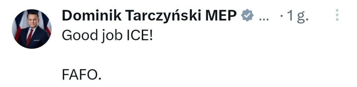 brzydkoPL's tweet photo. @D_Dzierzanowski @RBakiewicz Powinieneś się cieszyć że Niemcy bronią swojego kraju przed nielegalnymi akcjami band zza granicy. https://t.co/Sd89uKHWyv