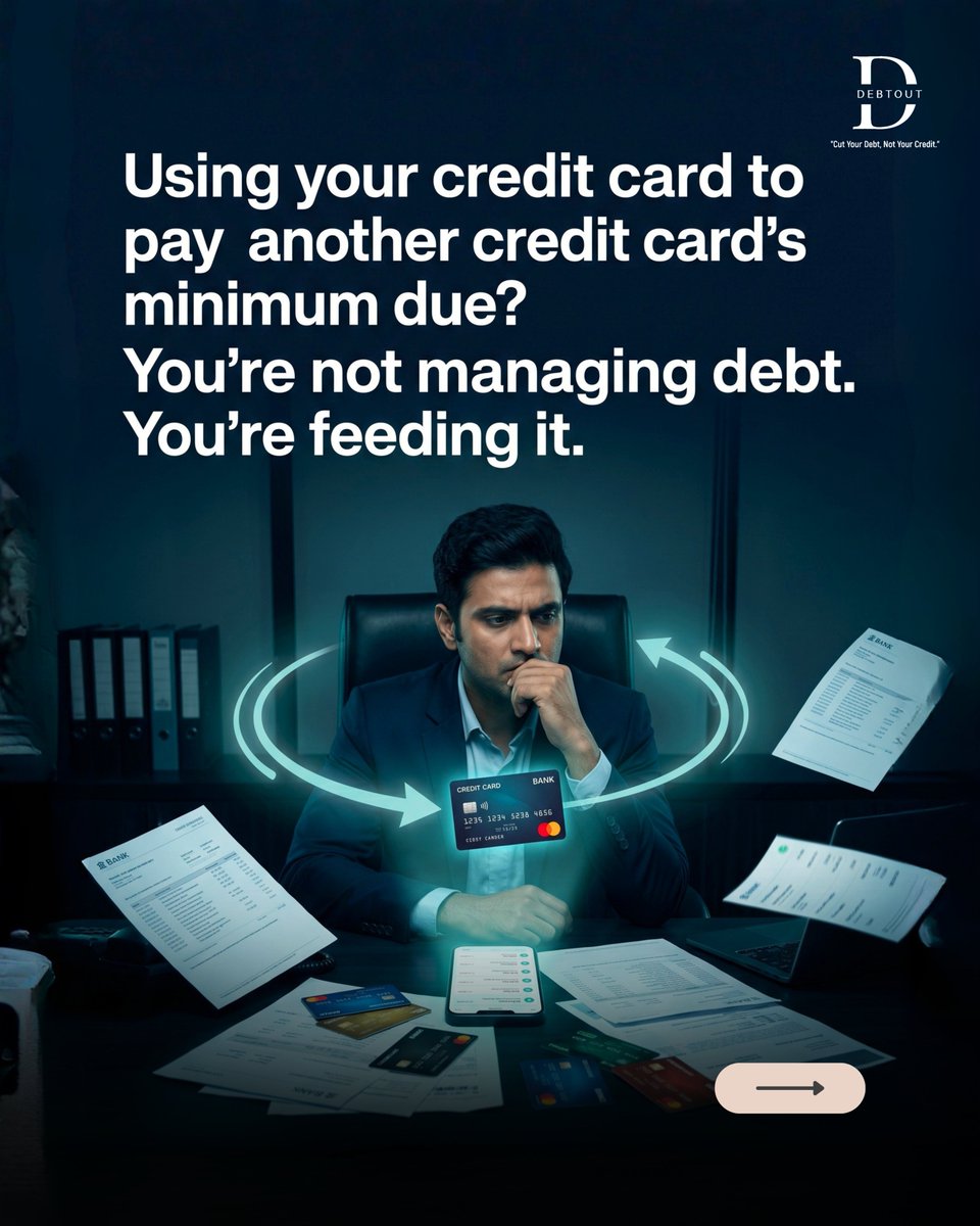 the_debtout's tweet photo. If you're stuck in the cycle, it's time for a smarter strategy. Debtout helps you understand your options and take control of your debt with confidence.
+91-8750012288
https://t.co/BRHgsu51Ex
#debtout #creditcarddebt #minimumdue #debttrap #debtmanagement #debtrelief #financial https://t.co/4wrBj10y5w