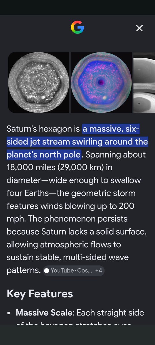 AmityLeslie's tweet photo. @Truthtellerftm It gets even weirder regarding Saturn and the chosen @Truthtellerftm
At Saturn's Northern pole is a
Hexagon.... Six sided cousin of the "star" of remphan. Can't make this sh7t up!!!!👇 https://t.co/Y17HPxPGqa