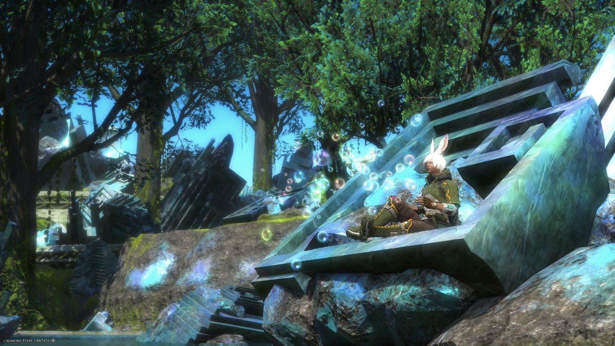 2icor3's tweet photo. 丁度よく座れる所あった
ツールの合間の息抜き

 #FF14  #FF14SS https://t.co/sZ2JzXyRUt