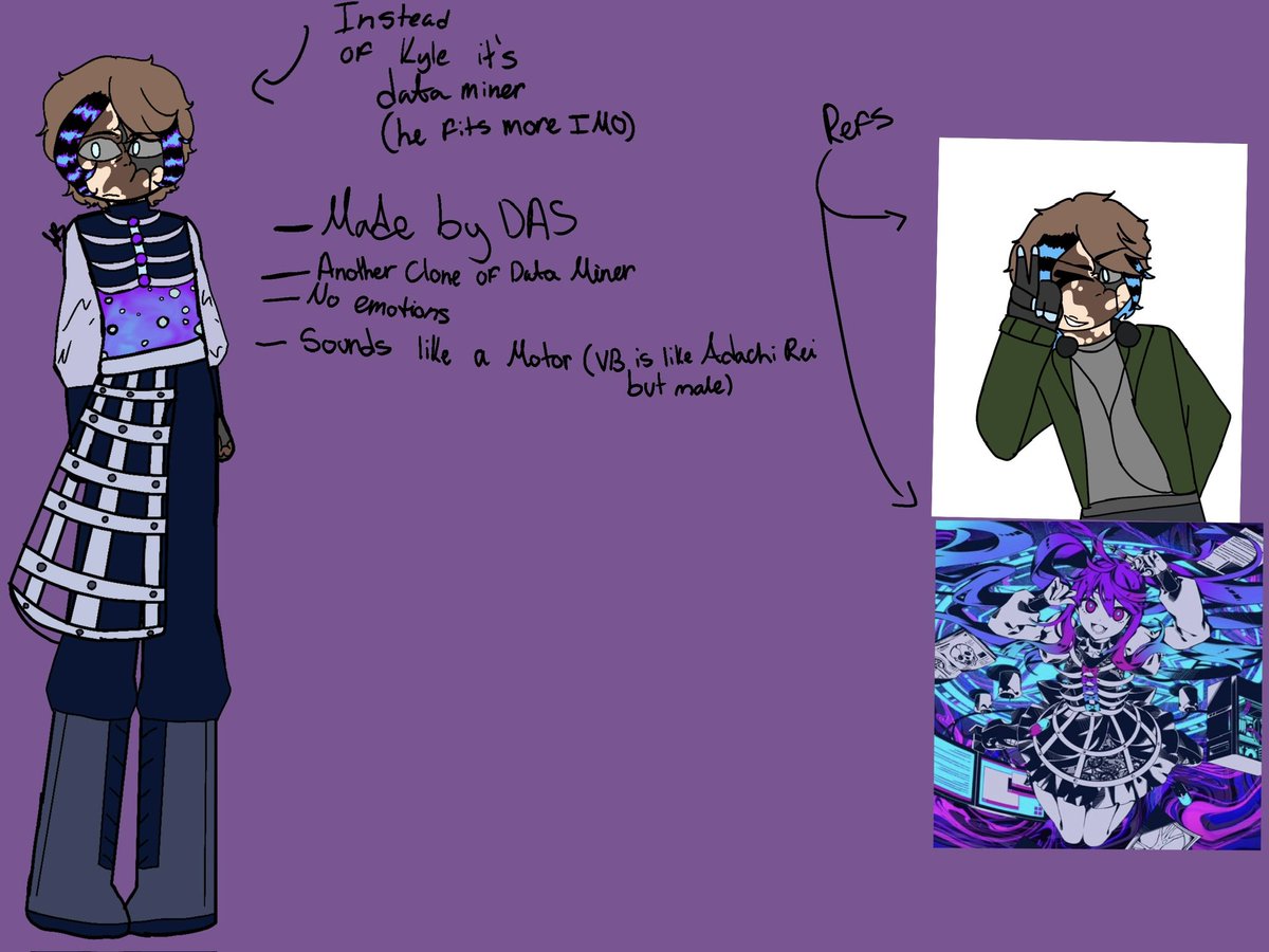 specimengin's tweet photo. Art dump ^^ I’m actively trying to get this guy a voicebank I swear 🥹 https://t.co/6rhWGbWNVw