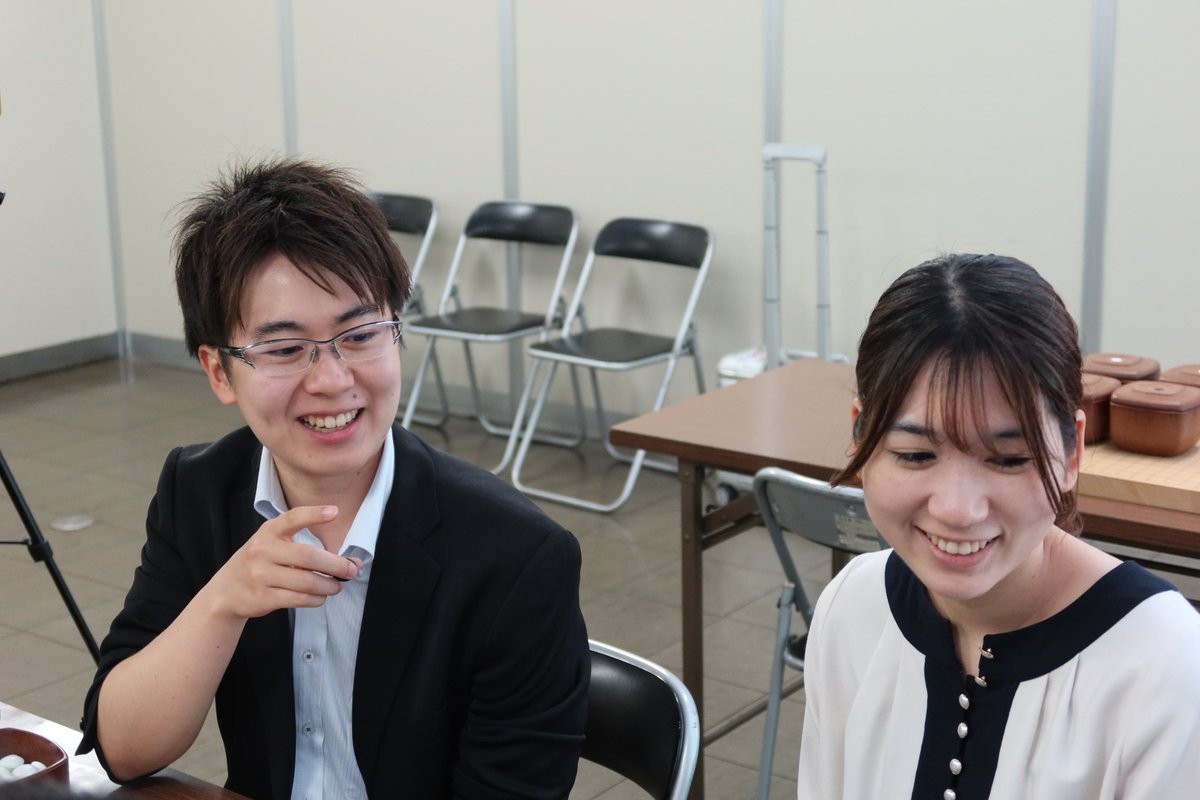 JapanPairgo's tweet photo. 【NHペア碁 関西中部予選2回戦】

こちら西岡正織 NHの中押し勝ちとなりました

https://t.co/ohBhwBKXD4
#ペア碁　#NHペア碁 https://t.co/jFLUa7yYqJ