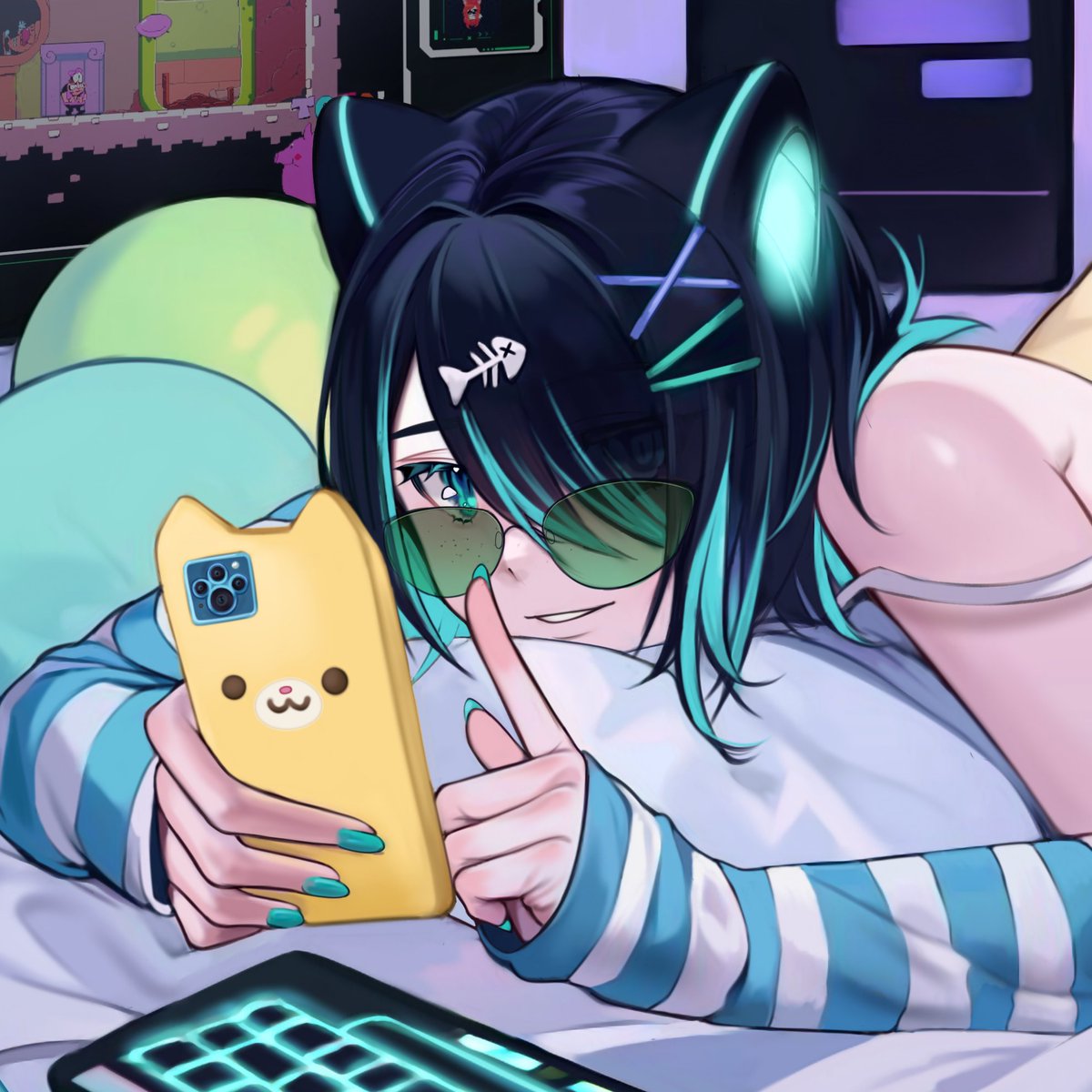 Mika Winters 💾✨ | Cybercat Vtuber | ??/06 tweet media