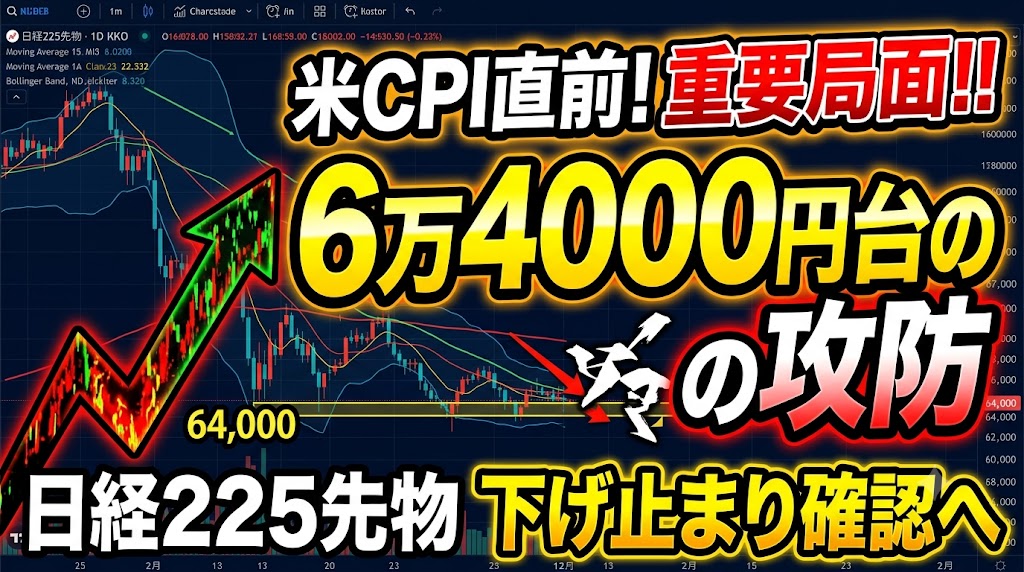 trademaster_l's tweet photo. 日経225、“700円超安”📉

日経平均は前場で

▼735円安
64,681円
米ハイテク株安を受け
売り優勢の展開に。

ただし👇
安値からは買い戻しも入り
64,000円台を維持。

今夜は

🇺🇸 米CPI
🏦 BOC政策金利
相場が大きく動く可能性があります。

詳しくは↓ https://t.co/0mCVBnPHag