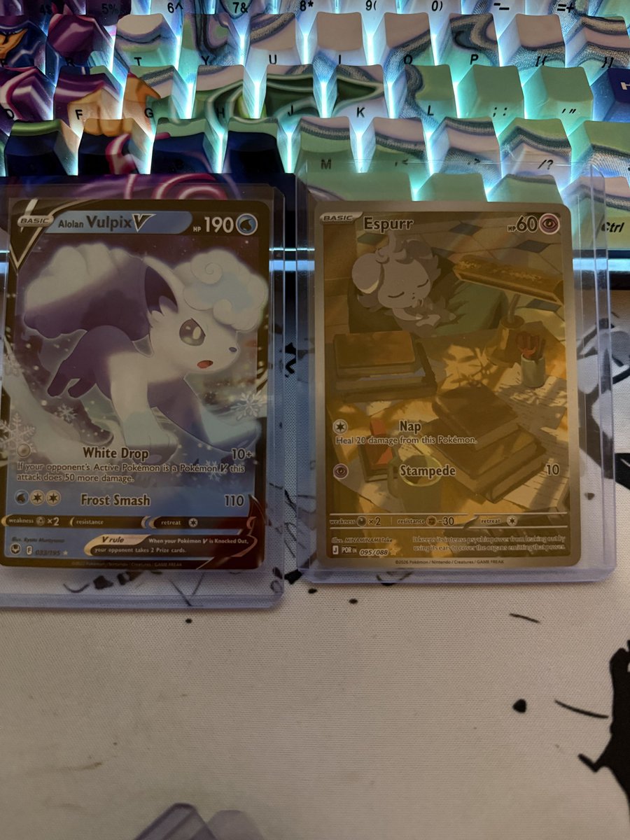 mallhyna's tweet photo. More beauties added to the collection 💜 the Mega Meganium I actually pulled, I just want to make a green page, hehe :3 #pokemontcg is my childhood happy place, and my inner child is slowly healing. https://t.co/hyq71m9koW