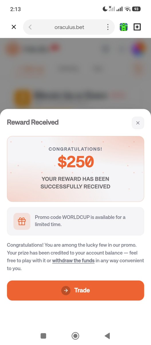 Gwepede's tweet photo. WORLD CUP x CRYPTO ⚽🔮
New to ORACULUS? This is your time.
Code: WORLDCUP = special access for new users
Predict market trends during World Cup & win! @oraculusbet
Connect → Predict → Done
Start here: https://t.co/7OxG0RT1U9
#WorldCup #ORACULUS #CryptoPrediction https://t.co/aQ7Yi2RSYa