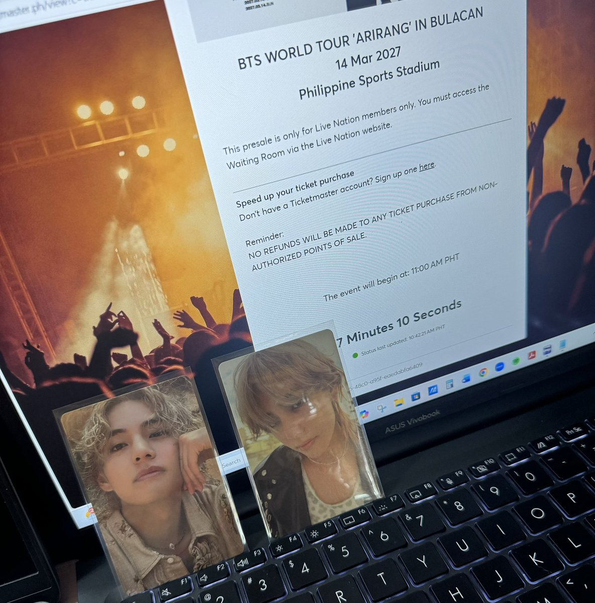 sharpdressertae's tweet photo. SECURED ARIRANG TIX 🍀✨🙏🏼
TO SEE BANGTAN IN 2027 🍀✨🙏🏼

SECURED ARIRANG TIX 🍀✨🙏🏼
TO SEE BANGTAN IN 2027 🍀✨🙏🏼

SECURED ARIRANG TIX 🍀✨🙏🏼
TO SEE BANGTAN IN 2027 🍀✨🙏🏼 https://t.co/7uZHClFEpc