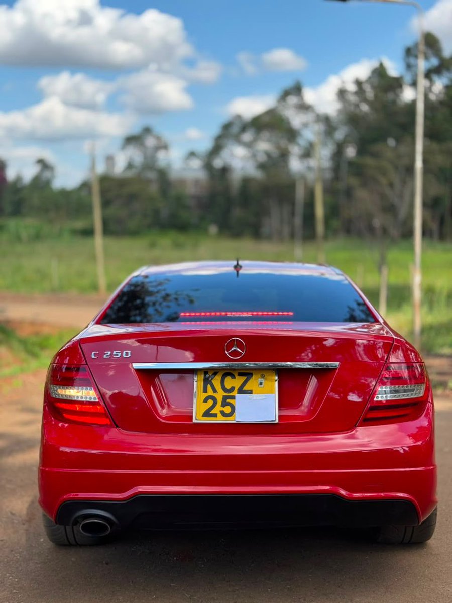 Quancho8's tweet photo. 2013 MERCEDES BENZ C250 COUPE 
💰PRICE: KSHS 1,950,000
1800cc petrol
Automatic transmission 
Parking sensors
Full black and red leather interior 
Mileage: 71,000kms
Very clean car
Ready documents
☎️0745097573 https://t.co/ykiyikplxT