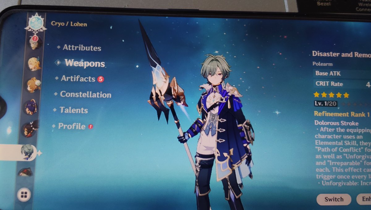 YiaXer's tweet photo. HE'S HOMEEEE!!! Capturing radiance came in clutch!
#Genshinlmpat #LohenisHome https://t.co/IbICMUaCr9